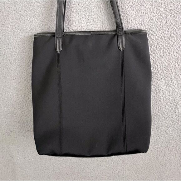 COACH A9N 6217 NEW YORK MEDIUM BAG BLACK NEOPRENE AND LEATHER - Picture 2 of 9